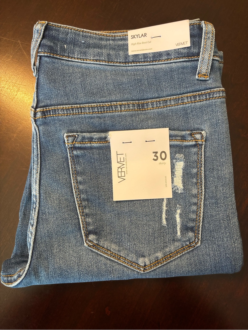 Vervet High-Rise Boot Cut Jeans 30
